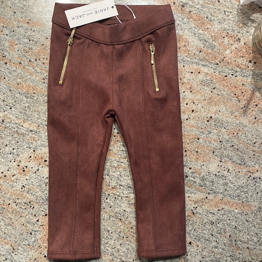 Janie and jack suede pants